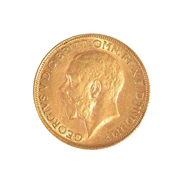 A George V sovereign 1913.