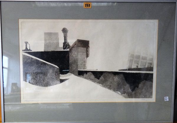 Kevin Pearsh (b.1951) , Untitled; aquatint, signed and dated '74, numbered 8/20, 31.5 x 54cm. D1