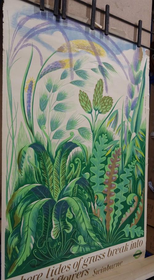 Travel & Tourism posters, comprising; Swinbourne Railway, Autumn in the Town & Autumn in the country (United Automobile Services. Ltd), See Ireland Fi