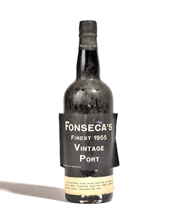 One bottle 1955 Fonseca finest vintage port.