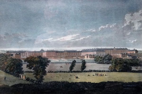 James Malton (1761-1803), Barracks, Dublin; St Stephen's Green, Dublin; Ryal Exchange, Dublin; Powerscourt House, Dublin; Royal Infirmary, Phoenix Par