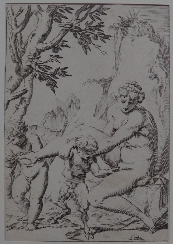 Agostino Carracci (1557-1602), Le Lascivie (B. 123-25 128-135), ten engravings from the set, unframed, various sizes.(folio)