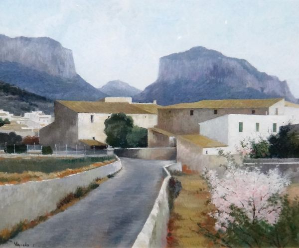 Josep Maria Vayreda Canadell (1932-2001), Spanish road, oil on canvas, signed, 53cm x 63.5cm. ARR