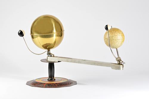 An American Tellurian Vetter Co Planetarium Ideal, c.1930 signed to the base 'The Vetter Co Buffalo N.Y' with instructions and case, 57cm wide. Illust