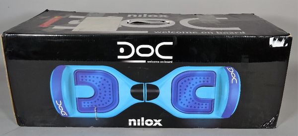 A 'Nilox' balance or hoverboard, boxed.  S2B