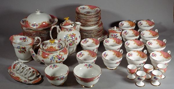 A Paragon china part dinner and tea set. S5T