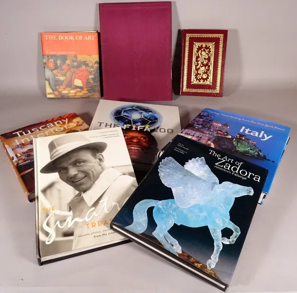 Books, comprising; 20th century coffee table books, including Fashion, Travel and Art (qty).  S3B