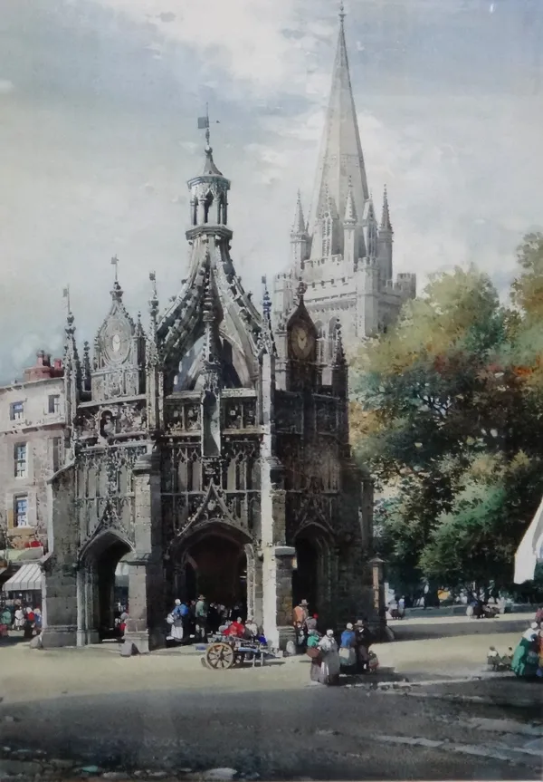 Noel Harry Leaver (1889 - 1951), Chichester Cross, watercolour, signed, 50cm x 35cm. ARR