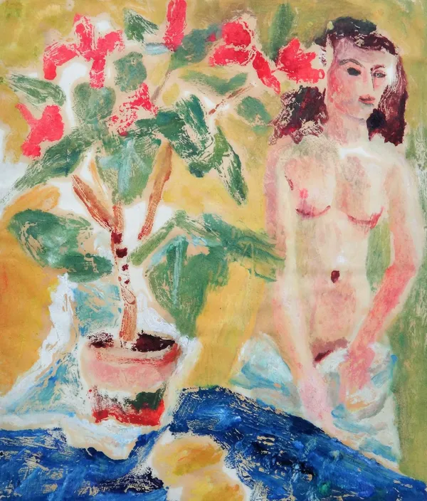 Derrick L. Sayer (1917-1992), A group of assorted figurative and nude subjects, watercolour, gouache and drawings, most signed, together with a few wo