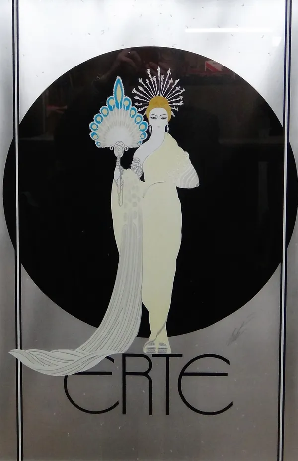 Erté (Romain de Tirtoff, 1892-1990), Elegant ladies, three prints, all signed, each 74cm x 49cm. ARR