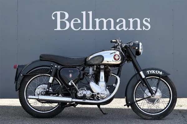 A 1957 BSA B31 350cc  Black Star motorcycle, Registration  number EU 234 (269cc) with V5 documentation, Frame no: 7218, Engine no: 27907.  Owned by th