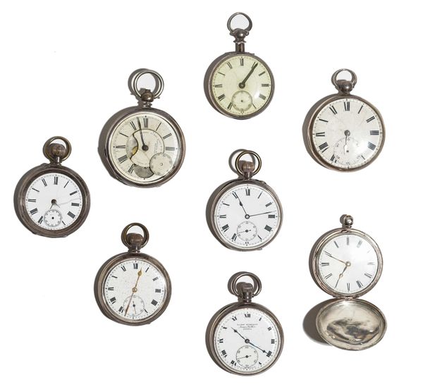 A silver cased, key wind, openfaced pocketwatch, London 1829, two further silver cased key wind openfaced pocket watches, a silver cased key wind hunt