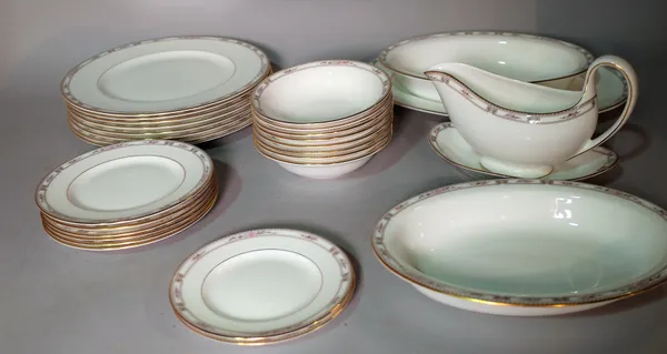 A Wedgwood eight piece dinner service.