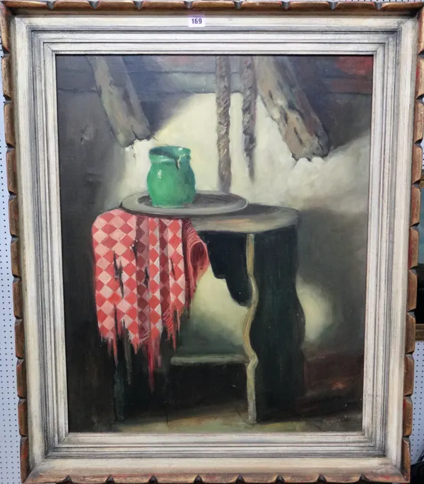 Continental school 20th century, still life, oil on canvas, 75cm x 60cm.