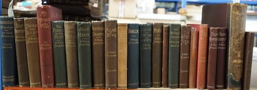 RIDER HAGGARD, Henry (1856-1925) - A collection of 22 novels by Henry Rider Haggard, comprising: Cetywayo and his White Neighbours (London, 1891, four