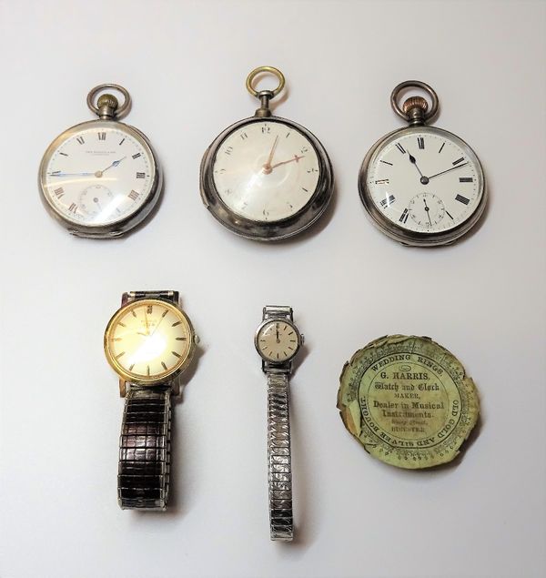 A gentleman's silver pear cased, openfaced pocket watch, the gilt fusee movement with a verge escapement, detailed to the backplate A Charles London N