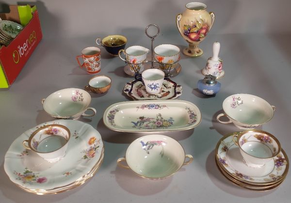 Ceramic, a group of dinner and tea wares, including Rosenthal, Royal Crown Derby and sundry, (qty).