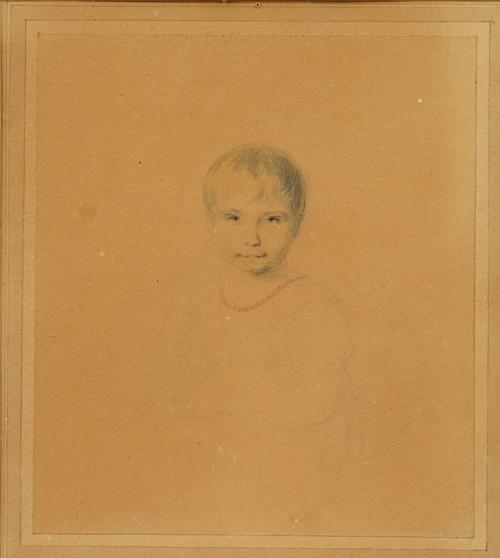 Attributed to Sir Thomas Lawrence (British, 1769-1830), Portrait of Sarah Lysons (1802-1833), inscribed 'Sarah Lysons, daughter of Revd Daniel Lysons