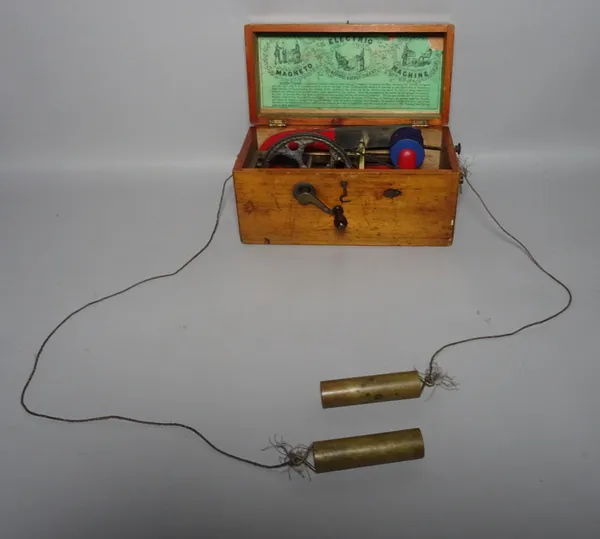 A "Magneto" electric machine for nervous and other diseases, 25cm wide.