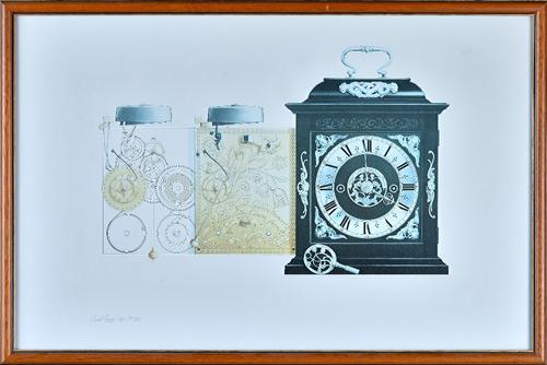 David Penney, Three Horological PrintsShowing a one-minute tourbillon pocket watch with fifteen-second remontoire by George Daniels; the second with t