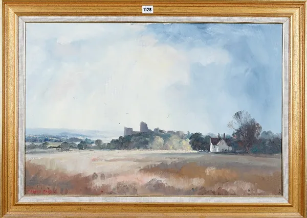 Marcus Ford (British, 1914-1989), Pevensey Castle, signed 'Marcus Ford' (lower left) and bears Frost & Reed label (verso), oil on canvas, 50 x 75cm.