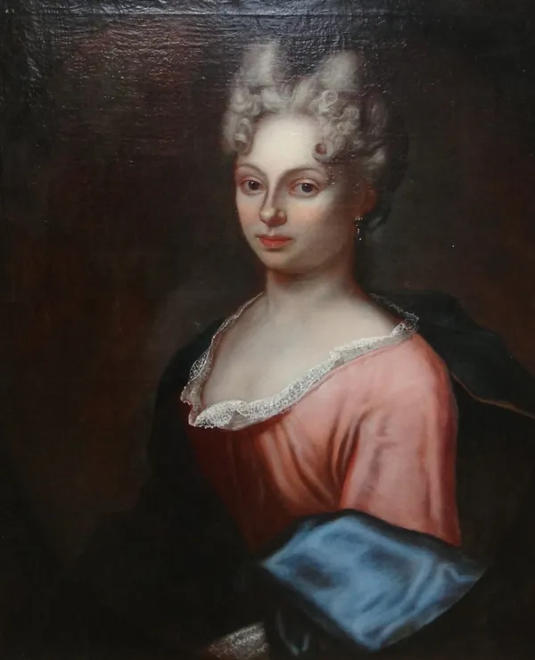 Norwegian School, early 18th Century, Portrait of Mette Dorothea Nielsdatter Randulf (c.1685-1747), wife of Oluf Cosmussen Bornemann (1683-1729), Bish