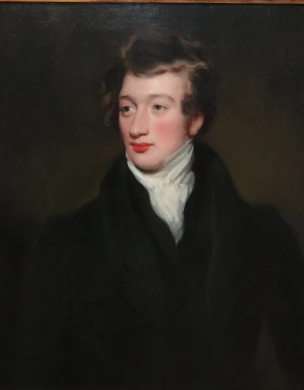 Follower of Sir George Hayter, Portrait of a gentleman, oil on canvas, 73 x 60cm.Provenance: from the collection of D. G. 'Tom' Baskett, Director P D