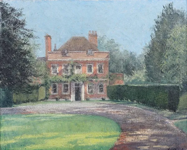 E Oldfield (British, 20th Century), The Old Rectory, Sulhamstead, Berkshire, signed, oil on canvas, 40 x 50cm.