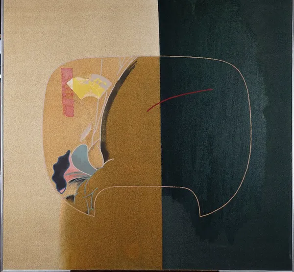 Derrick Greaves (British, b. 1927), Studies From Hiroshige I, inscribed with title and artist's name (verso), acrylic on canvas, 126 x 133cm. ARR  (a/