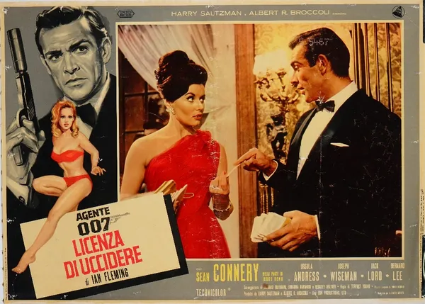 Licenza di Uccidere / License to Kill James Bond film posters, a group of four, with differing artwork, previously folded, 67cm x 46cm, (a.f.), (4).