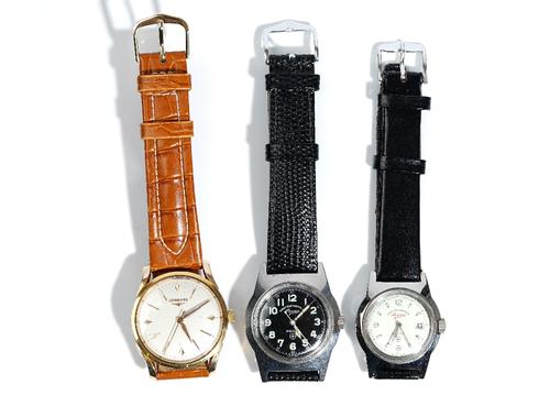 A Longines gilt metal fronted and steel backed gentleman's wristwatch, a West End Watch Co Sowar Prima steel cased gentleman's wristwatch, having a bl