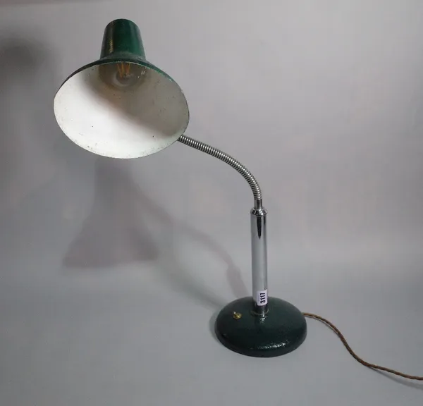 A mid 20th century 'Angle Poise' table lamp, 71cm high.