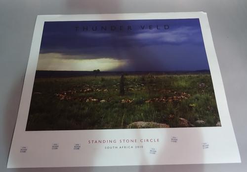 Tourist posters depicting Standing Stone Circle, South Africa 2010 and Richard Long exhibition posters, (qty).