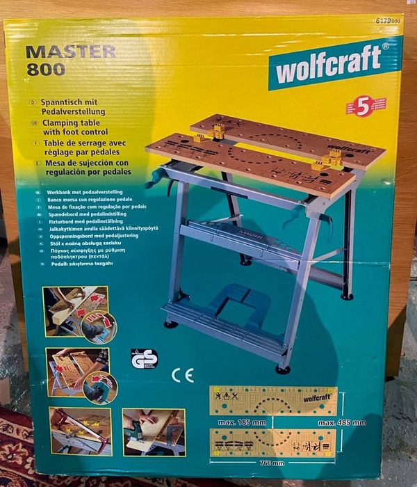 Wolfcraft, Master 800 workbench, (boxed).