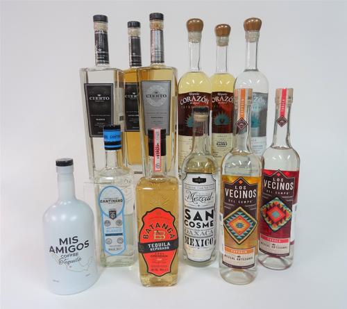 Box 6 - Tequila and MezcalCierto Tequila reserve Reposado Cierto Tequila private extra Anejo Cierto Tequila private Blanco Mis Amigos Coffee Tequila B