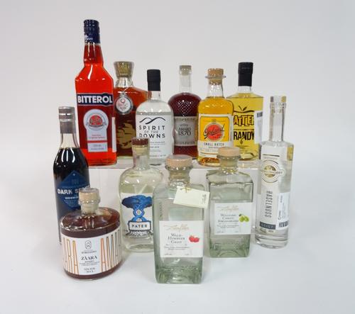 Box 21 - Mixed Spirits Zaara Amaro bitters Bitterol Amaro 1870 Liqueur Spirit of the Downs eau-de-vieOpland aquavitNever Never black juniper amaro Mer