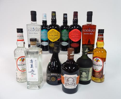 Box 24 - RumDiplomatico Reserva Exclusiva RumYellow Snake RumTurquoise Bay RumSiddiqui White RumAnacaona Gran Reserva RumTierra Madre Guatemala RumSid