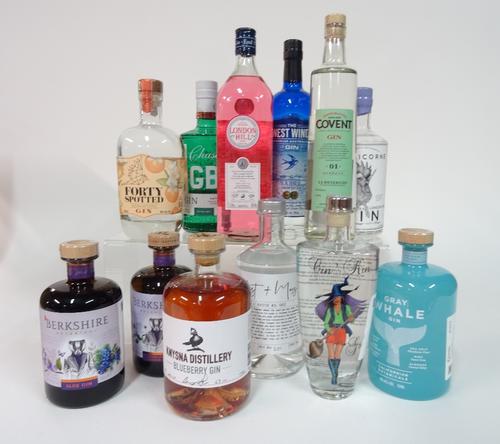 Box 30 - GinThe West Winds Sabre GinCoqlicorne London Dry GinForty Spotted Citrus GinCovent Serrano GinGray Whale GinChase GB GinMist and Moss Irish G