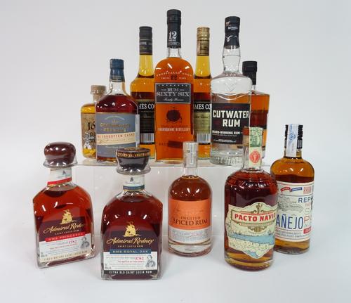 Box 32 - RumJames Cook Ubersee 40%RumJames Cook Ubersee 54% RumLuis Caballero Contrabando RumEnglish Spirit Spiced RumCutwater RumHavana Club Internat