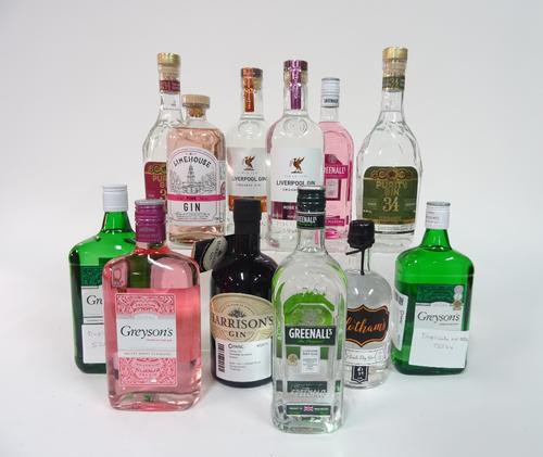 Box 37 - GinGreyson's GinGreyson's GinGreyson's Pink GinGreenalls Wild Berry GinLimehouse Pink GinHarrisons GinLiverpool Orange GinPurity Nordic GinGr