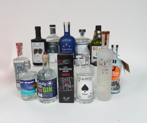 Box 48 - Gin Three Wren's Gin Stockport Gin Neighbours 21 Gin Boar Black Forest Gin Rhochzwei Ulmer Gin Cuckoo signature Gin Colombo navy strength Gin