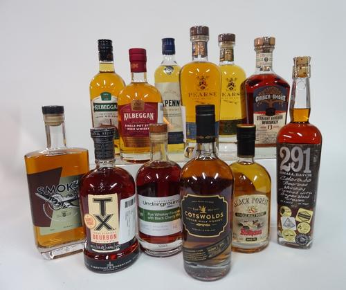 Box 55 - WhiskyPearse Irish WhiskeyPearse 5 yr WhiskeyCinder and Smoke Bourbon 13 yr WhiskyHa'penny Irish WhiskeyKilbeggen Irish WhiskeyKilbeggen Iris