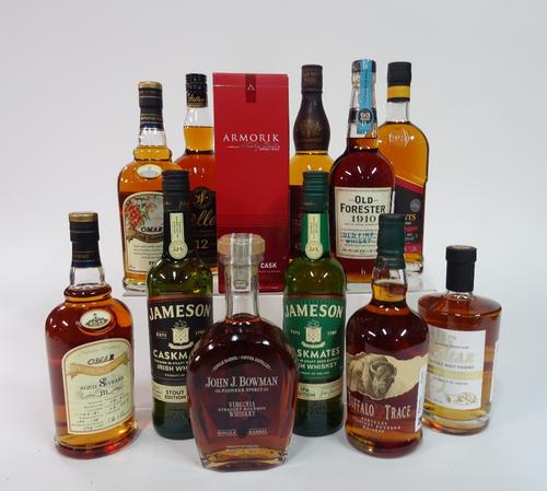 Box 56 - WhiskyArmorik Single Malt WhiskyFujigane Malt WhiskyOld Forester Bourbon WhiskyWeller 12 yr Bourbon WhiskyOmar Single Malt WhiskyOmar Single
