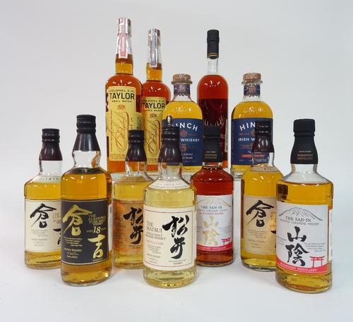 Box 58 - WhiskyHinch Irish WhiskeyGeorge T Stagg Bourbon WhiskyHinch 10 yr Irish WhiskeyColonel EH Taylor Rye WhiskyColonel EH Taylor Bourbon WhiskyKu