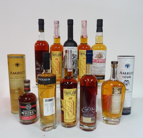 Box 72 - Whisky Amrut Indian Malt Whisky Amrut Indian Malt Whisky George T. Stagg Kentucky Bourbon Whisky Royal Welsh Whisky Rhiannon single Malt Wels