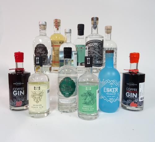 Box 74 - GinG-Gin Kaffe GinCoastal Distillery Bourbon Barrel-aged GinFirst Impression GinMyken Arktisk Sommergin GinDragon Hill GinPaper Lantern GinFo