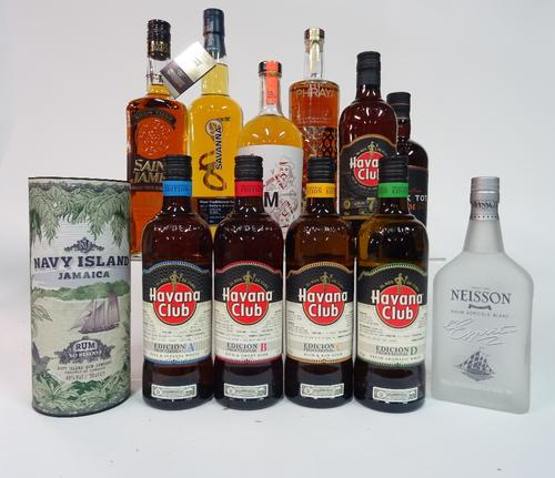Box 76 - Rum St James RhumSavanna 5yr RumSenor RumPhraya Gold RumHavana Club Edicion A RumHavana Club Edicion B RumHavana Club Edicion C RumHavana Clu