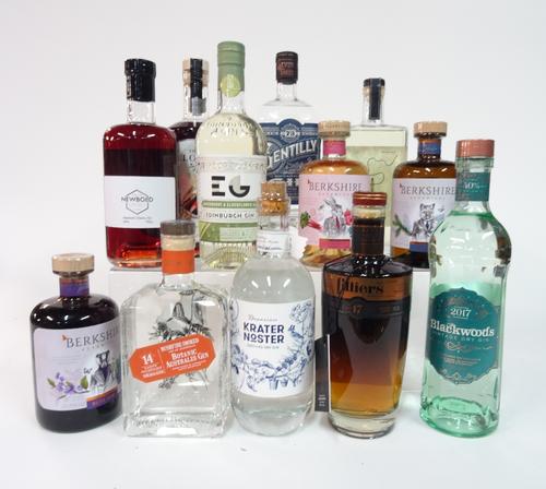 Box 79 - GinThe Melodist whole berry Sloe Gin The Edinburgh Gin Company gooseberry and elderflower Gin Gerntilly Gin Berkshire rhubarb and raspberry G