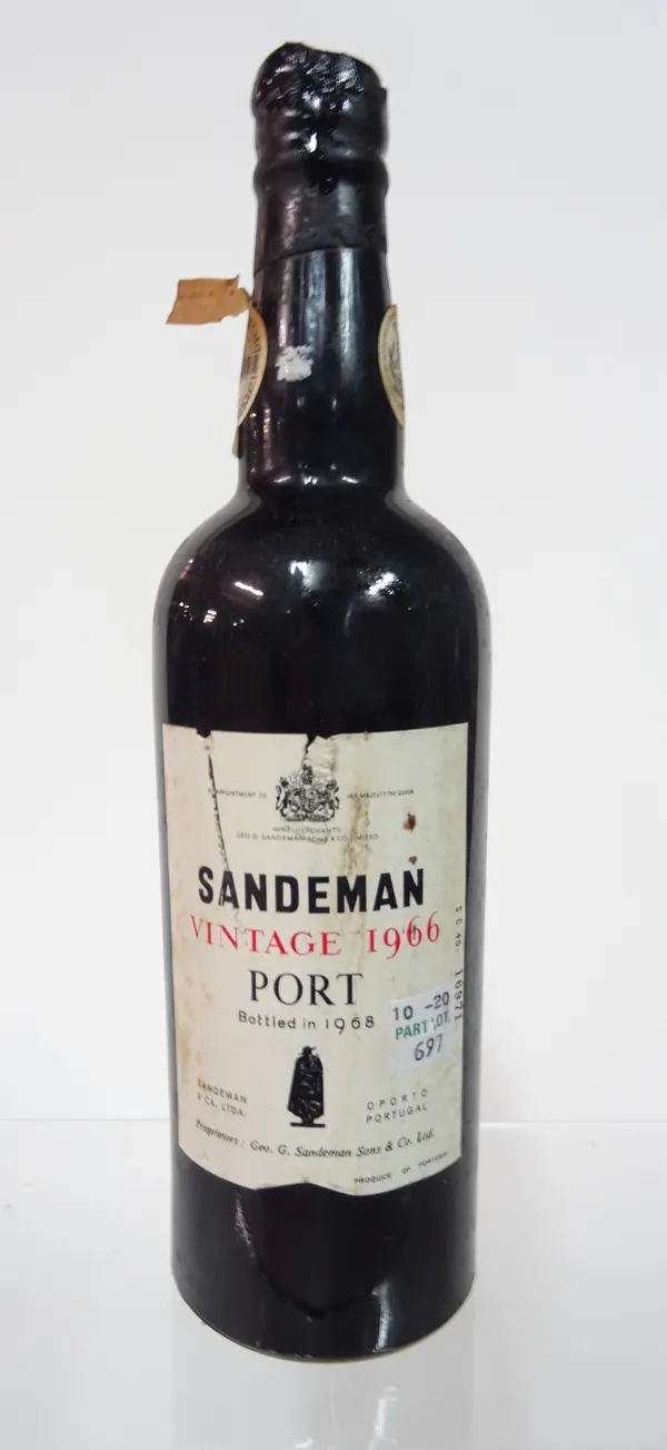 One bottle of Sandeman Vintage Port 1966.