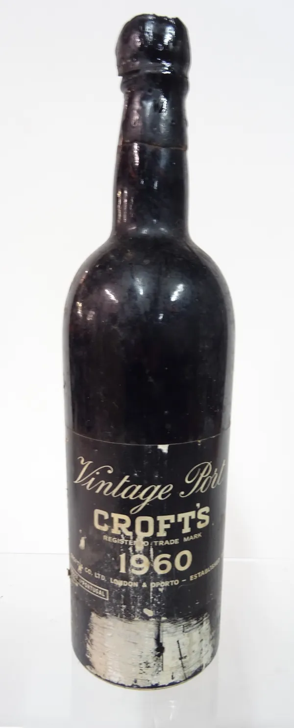One bottle of Croft's Vintage Port 1960.